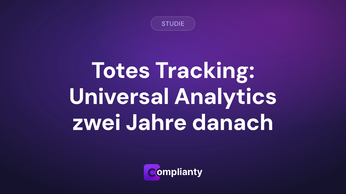 Totes Tracking: 12,2 % der niederländischen Websites laden zwei Jahre nach der Abschaltung weiter Universal Analytics
